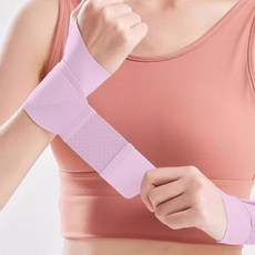 관절가이드 이중압박 경량 손목보호대, 핑크, 2개