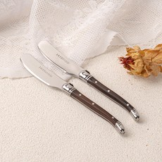 LA CARTUJA Ancla Laguiole 奶油刀 果醬刀 抹刀, 深木色, 2個