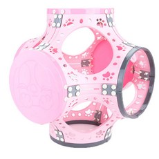 寵物貓用隧道攀爬框架, 粉色的, 1個