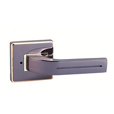 RIVER-GREEN 參觀浴室辦公室把手按鈕式莫奈801黑金, 1個