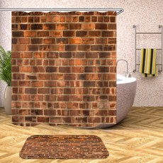 北歐簡約浴室浴簾 L30 款式4 150 x 200 cm, 1個