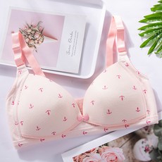 海洋錨紋印花產後哺乳內衣