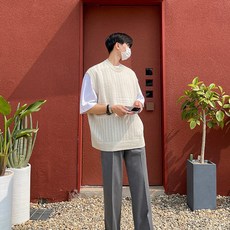 男款 BLACK101 Riarupo 休閒沖孔背心 FC-2319212