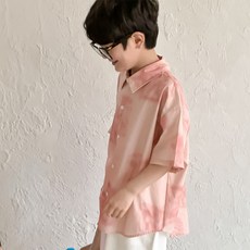 Golden Rabbit 男童 C Pinky 兄妹裝襯衫