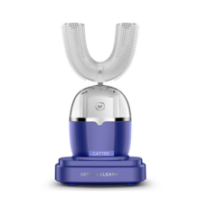 CATTRE 自動口腔清潔器隨機出貨+紫色牙膏, 1套