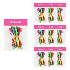 Uniart 寬版運動鞋帶 6入, 10個, 混合
