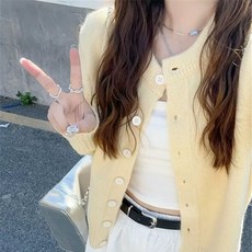I'M MONG 女款 Sorika 粉彩針織開襟衫