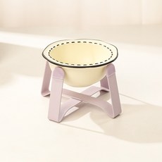 PASTEL PET 寵物彩色縫線餐具 12.5 x 10 cm, 1個, 象牙白