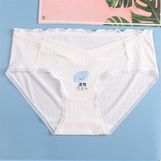 카와이 일본어 얇은 로우 웨스트 봄여름 임산부 팬티 0