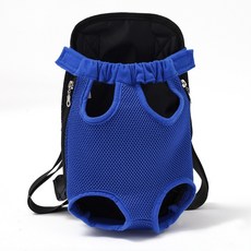 YOUANDME 寵物嬰兒背帶移動後背包, 網眼藍