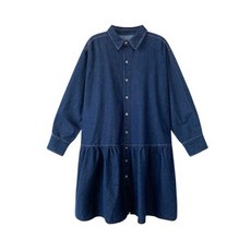 LUNA GLAM 牛仔孕婦連身裙 POI18