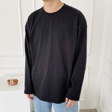오티디 남녀공용 16수 오버핏 긴팔 티셔츠