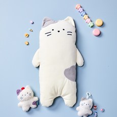 BUTTERSHOP 夏牛奶貓長形抱枕, 混合顏色