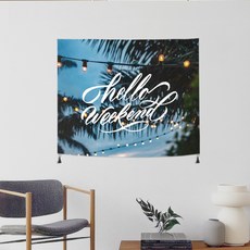 상상후 꽃 식물 패브릭포스터, 썸머캠프