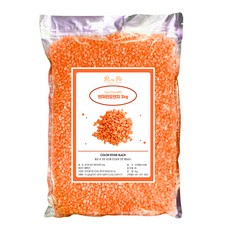 Rora Pet 觀賞魚彩石底砂 3kg, 橘橙色, 1個