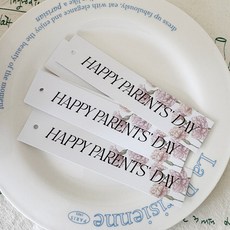 HANZPICK 父母節薰衣草長款吊牌, 40個, 混合顏色