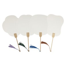 ABM 圖案手搖扇 隨機出貨, 4個