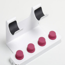 ARTEX CORP 新款美髮造型器適用迷你支架組, 白粉色, 1套