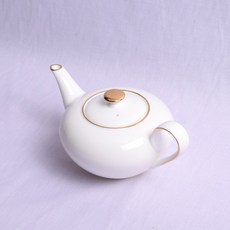 Charmiere茶酒侍茶壺, 金邊白, 500毫升