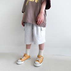adorebebe 兒童針織工裝短褲