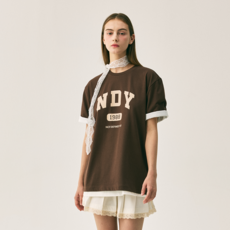 NEDRY 男女通用 Arch Logo 短袖T恤 25FW