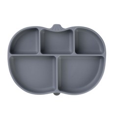 cucopama 孩童南瓜造型餐盤, 餐盤, 深灰色