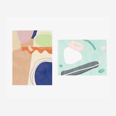 WEMODERN 感性現代插畫潮流藝術海報 Vivid Opus 7 + 8 套組