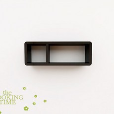 CUBICS 迷你層架 TM1-2, 1層, 黑色