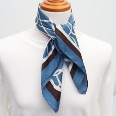 딥톡 유니크 줄패턴 쁘띠 스카프 DT0578