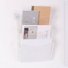 商務三層多功能收納架, 透明