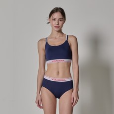 디아도라 여성용 냉감 통기성 메쉬 스포츠 브라 + 팬티 세트