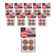 ABM地板保護墊 圓形 3.8mm, 混色, 10個