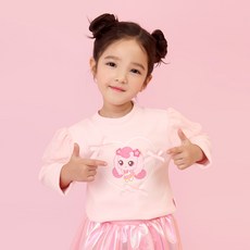 PremierFam 女童款 Catch! Teenieping 哈啾萍 氣球袖T恤