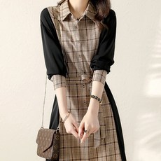 Luna Girl Bomilien 格紋連衣裙, 格紋