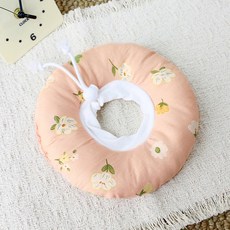 Yoreungae 寵物白色軟式頸圈, 1個, 01 粉色花朵