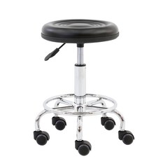 THEJOA 이동형 써클체어, 블랙, 1개