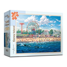 PUZZLE LIFE 康尼島拼圖 PL883, 混合色, 500件