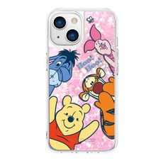 디즈니 곰돌이푸 글리터 투게더 휴대폰 케이스