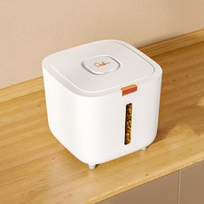 PASTEL PET 寵物單鍵密封飼料儲存桶 M, 1個, 混和色