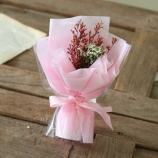 센트바스켓 납골당 미니 프리저브드 꽃다발, 미스티 핑크