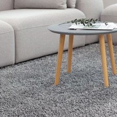 柔軟可水洗長毛27mm雙色客廳方形毛絨地毯