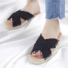 슈앤필 여성용 통굽 슬리퍼 샌들 106-1