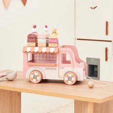 kienvy 木製冰淇淋卡車組, 多色, 1套