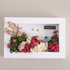 flowertree 山茱萸斯堪地亞相框 B 套組 粉紅色 P, 1套