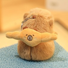 소리달 유영 음식 백꾸 동물인형 가방키링 크로와상