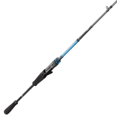아부가르시아 솔티파이터 슈퍼 다운샷 낚시대 C-631/150F, 블랙 + 블루