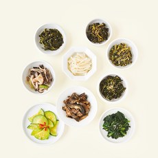 정미경키친 국내산 나물 모둠 9종 세트, 300g, 1세트