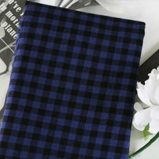 格紋布料, 藍色
