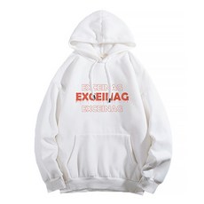 Market A 橘色字樣連帽T恤