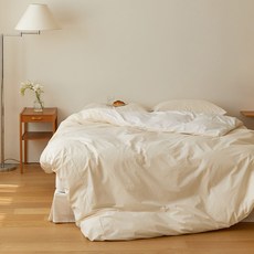 마틸라 도즈 60수 고밀도순면 이불커버, 크림화이트